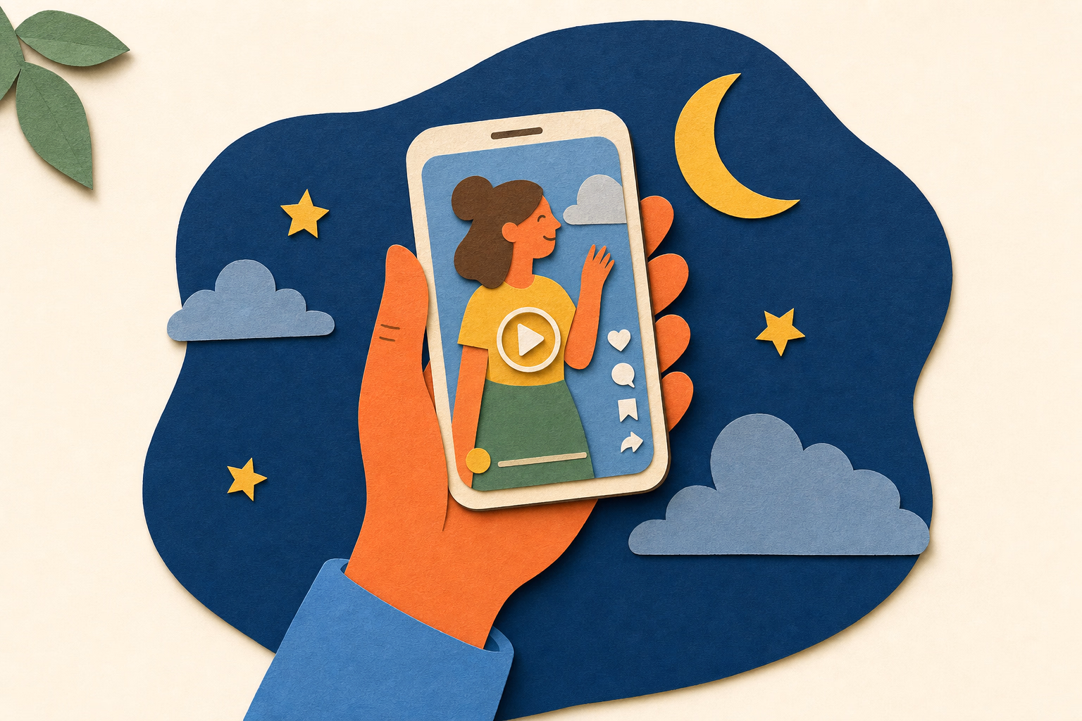 Illustration for blog post When You're Too Tired to Save It, You're Too Tired to Scroll